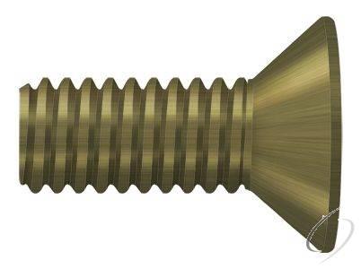 SCMB1005U5 Machine Screw; Brass; #10 x 1/2"; Antique Brass Finish