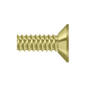 SCMS905U3 Machine Screw; Steel; #9 x 1/2"; Bright Brass Finish