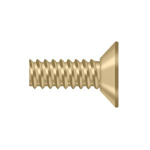 SCMS905U4 Machine Screw; Steel; #9 x 1/2"; Satin Brass Finish