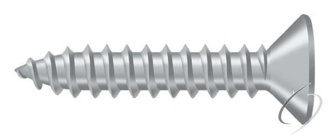 SCWB1010U26D Wood Screw; SB; #10 x 1"; Satin Chrome Finish