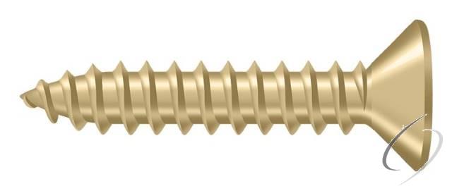 SCWB1010U4 Wood Screw; SB; #10 x 1"; Satin Brass Finish