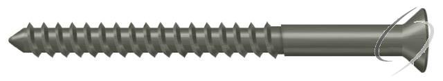 SCWB1025U15A Wood Screw; SB; #10 x 2-1/2"; Antique Nickel Finish