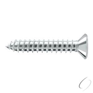 SCWB12125U26.BG Bag of Wood Screws; SB; #12 x 1-1/4"; Bright Chrome Finish