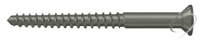SCWB1225U15A Wood Screw; SB; #12 x 2-1/2"; Antique Nickel Finish
