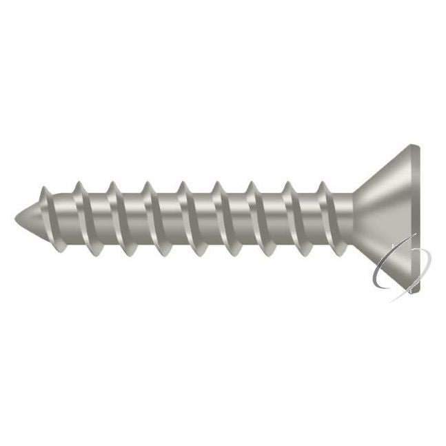 SCWS1010U15 Wood Screw; ST; #10 x 1"; Satin Nickel Finish