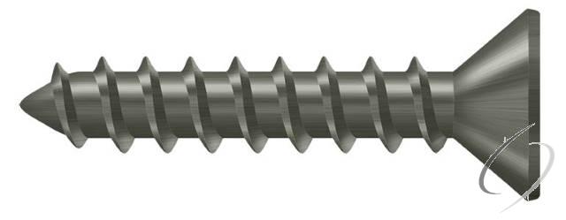 SCWS1010U15A Wood Screw; ST; #10 x 1"; Antique Nickel Finish