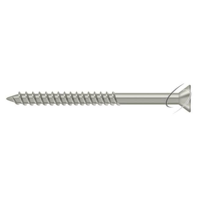 SCWS1025U15 Wood Screw; ST; #10 x 2-1/2"; Satin Nickel Finish