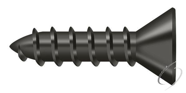 SCWS1075U10B Wood Screw; ST; #10 x 3/4"; Oil Rubbed Bronze Finish