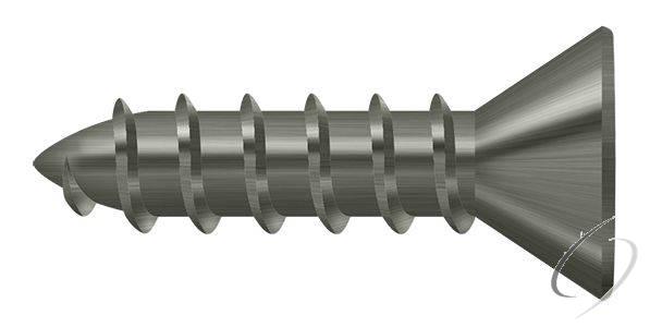 SCWS1075U15A Wood Screw; ST; #10 x 3/4"; Antique Nickel Finish