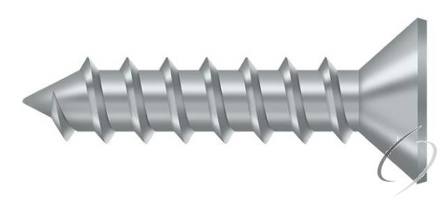 SCWS1210U26D Wood Screw; ST; #12 x 1"; Satin Chrome Finish