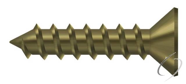 SCWS1210U5 Wood Screw; ST; #12 x 1"; Antique Brass Finish