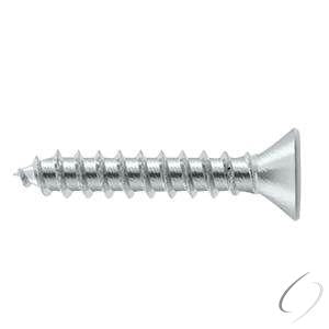 SCWS12125U26.BG Bag of Wood Screws; ST; #12 x 1-1/4"; Bright Chrome Finish