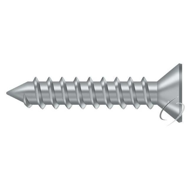 SCWS12125U26D Wood Screw; ST; #12 x 1-1/4"; Satin Chrome Finish