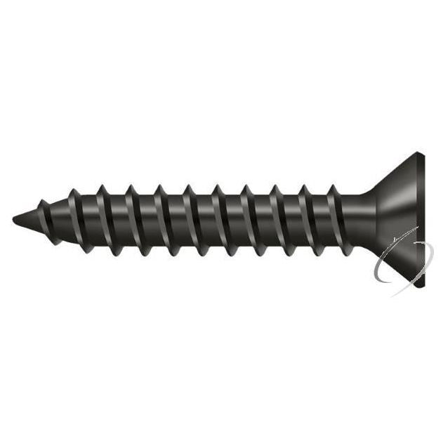 SCWS910U10B Wood Screw; Steel; #9 x 1"; Oil Rubbed Bronze Finish