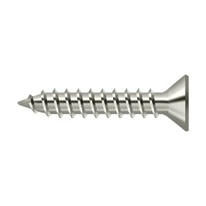SCWS910U14 Wood Screw; Steel; #9 x 1"; Bright Nickel Finish