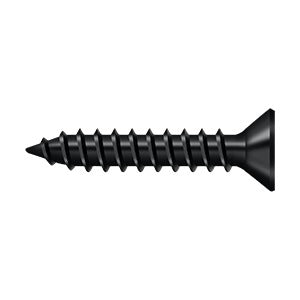 SCWS910U1B Wood Screw; Steel; #9 x 1"; Paint Black Finish