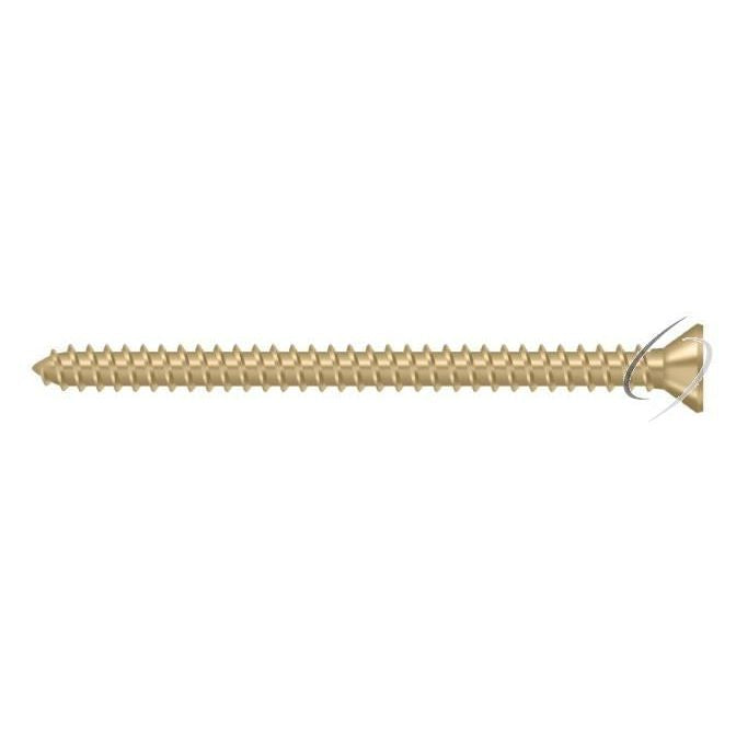 SCWS925U4 Wood Screw; Steel; #9 x 2-1/2"; Satin Brass Finish