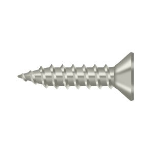 SCWS975U15 Wood Screw; Steel; #9 x 3/4"; Satin Nickel Finish