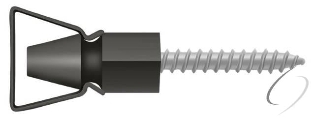 SDH101U10B Shutter Door Holder; 1-1/4"; Oil Rubbed Bronze Finish