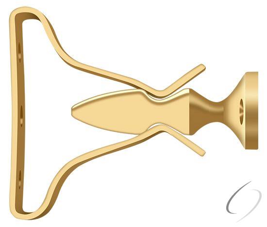 SDH193CR003 Shutter Door Holder; 2-3/4"; Lifetime Brass Finish
