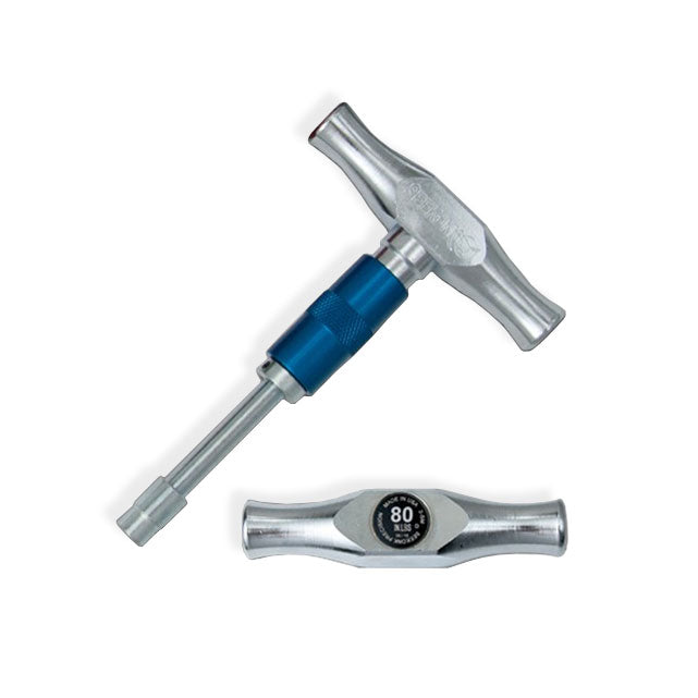 2-SM - Plumber's T Handle Torque Wrench - 80 Inch Pounds - 5/16" Socket