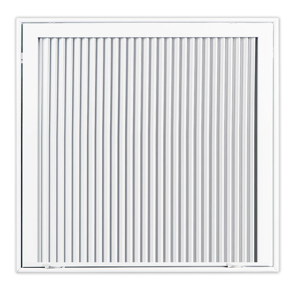 936FG Series - 12" x 12" Fixed 45 Degree Steel Blade Filter Grille