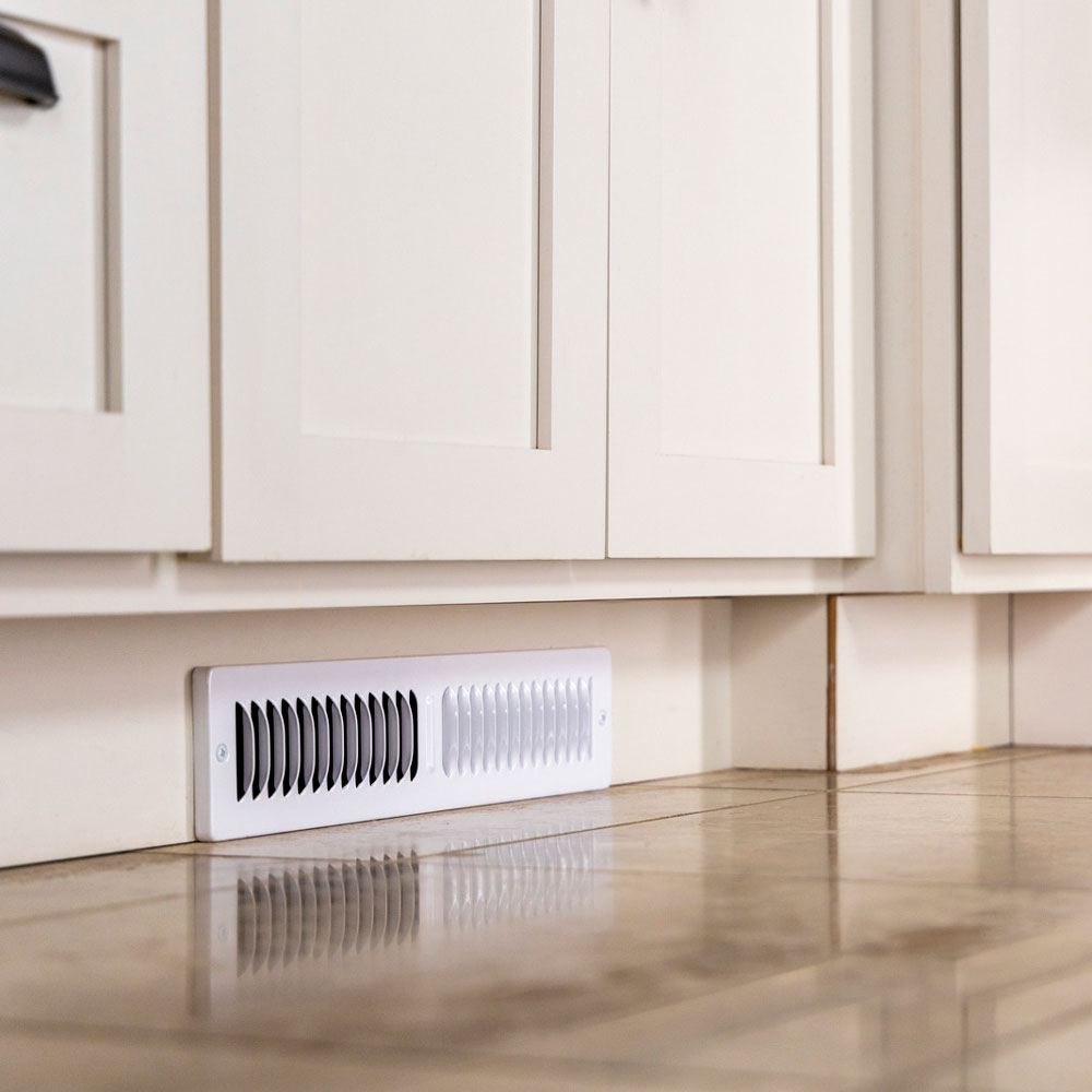 TS Series - 2" x 14" Toe Space Grille in White