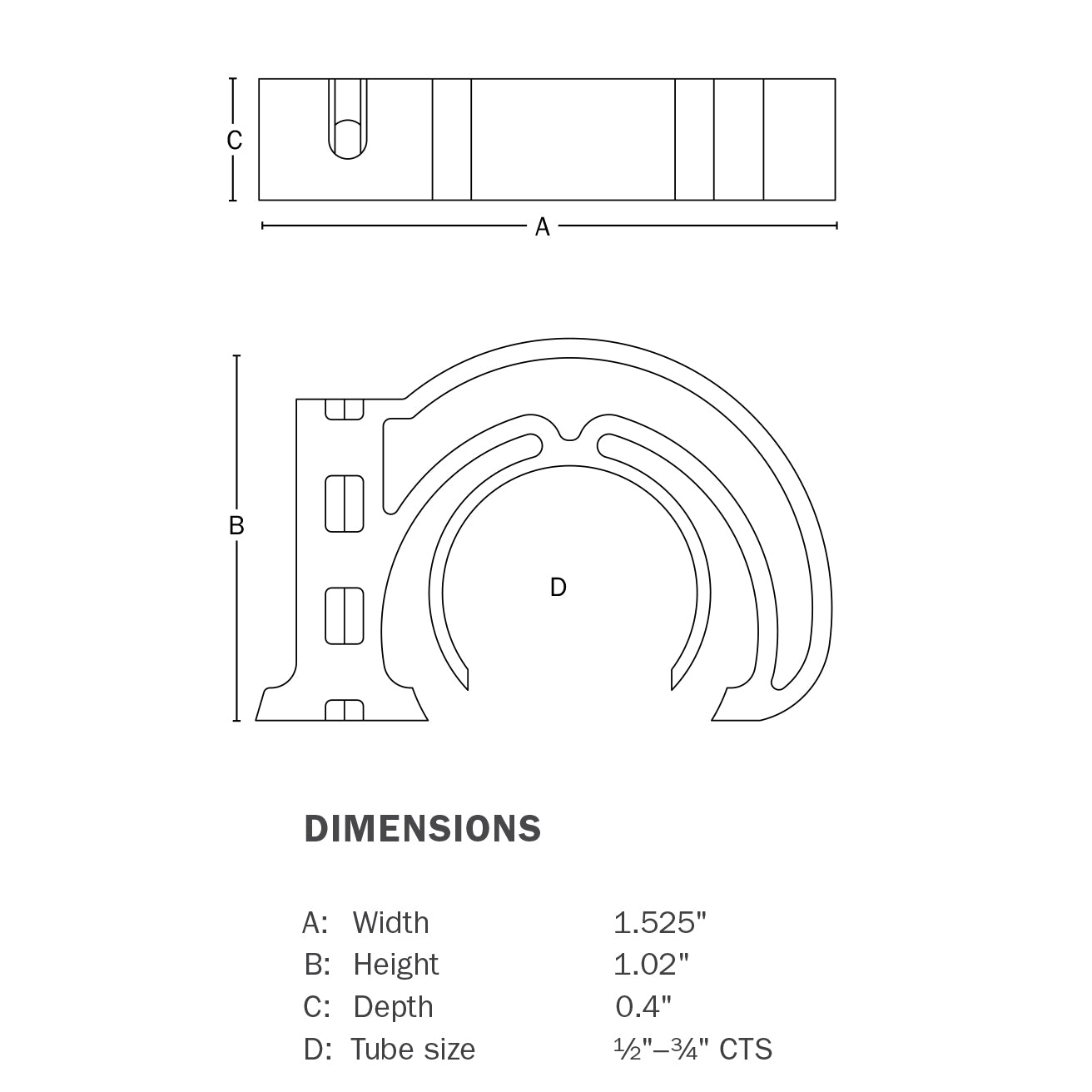 Sioux Chief 555-23 - TwinTalon for 1/2", 5/8" and 3/4" Nominal Tube