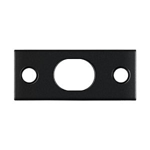 SP12EFB19 Strike Plate For Extension Flush Bolt; Black Finish