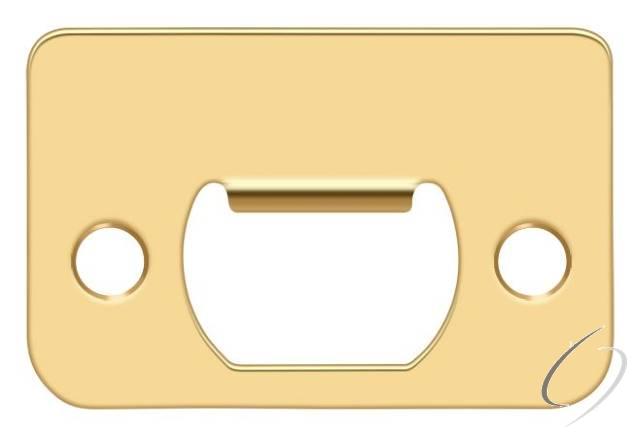 SP225CR003 Strike Plate; 2-1/4" x 1 1/2"; Lifetime Brass Finish