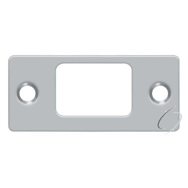 SP2753U26D Strike Plate; Deadbolt; 2-3/4" x 1-1/4"; Satin Chrome Finish