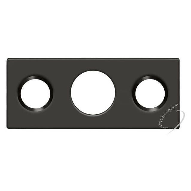 SP7FBR10B Strike Plate For 7" Flush Bolt; Oil Rubbed Bronze Finish