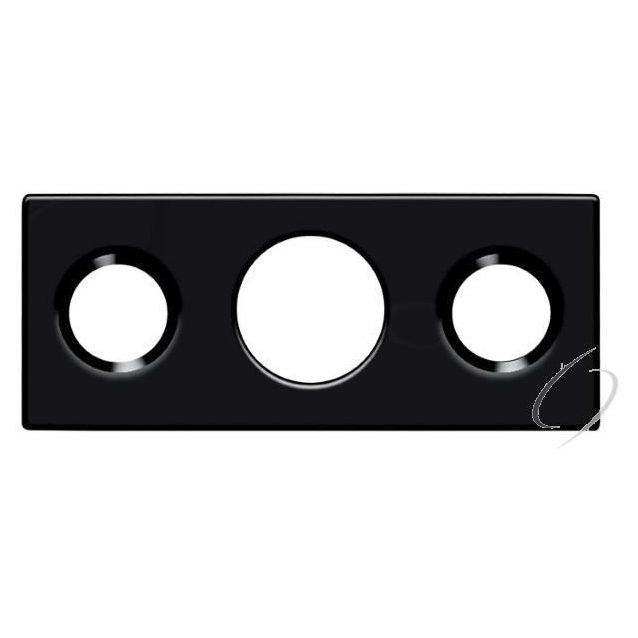 SP7FBR19 Strike Plate For 7" Flush Bolt; Black Finish