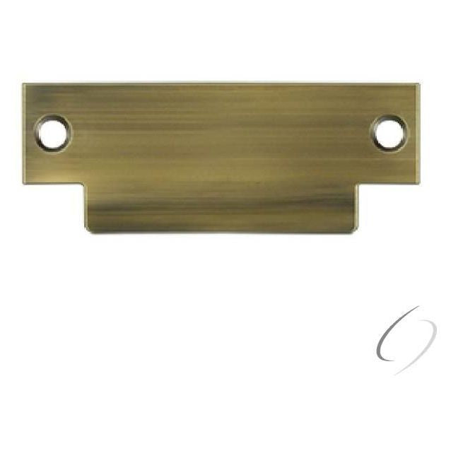 SPBDB478U5 T- Strike; 4 7/8" x 1-1/4"; Without Hole; Antique Brass Finish
