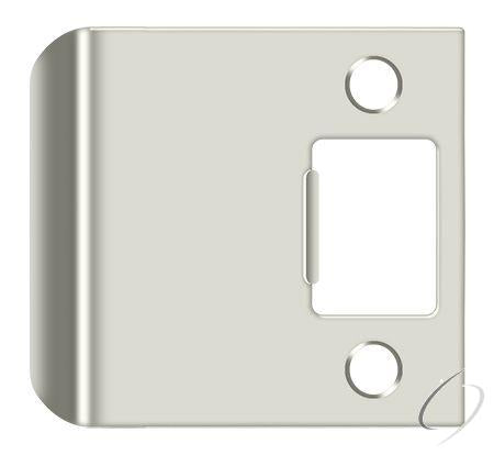 SPE250U14 Extended Lip Strike Plate; 2-1/2" Overall; Bright Nickel Finish