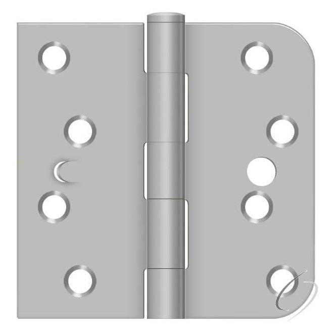 SS44058TA32D-RH 4" x 4" x 5/8" x SQ Hinge; Satin Stainless Steel Finish