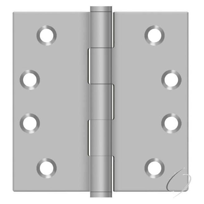SS44U32D-R 4" x 4" Square Hinge; Residential; Satin Stainless Steel Finish