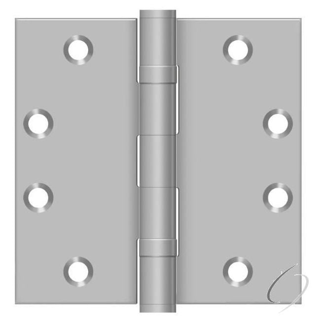 SS45BU32D 4-1/2" x 4-1/2" Square Hinge; Satin Stainless Steel Finish