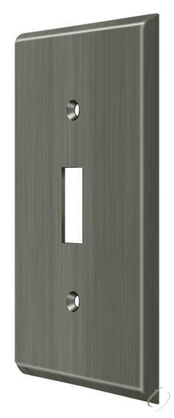 SWP4751U15A Switch Plate; Single Standard; Antique Nickel Finish