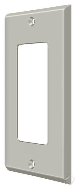 SWP4754U15 Switch Plate; Single Rocker; Satin Nickel Finish