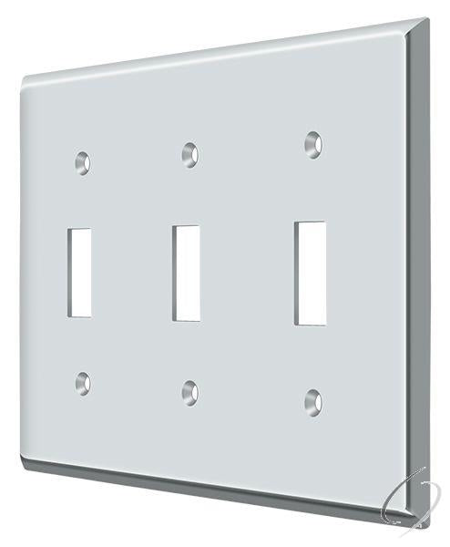 SWP4763U26 Switch Plate; Triple Standard; Bright Chrome Finish