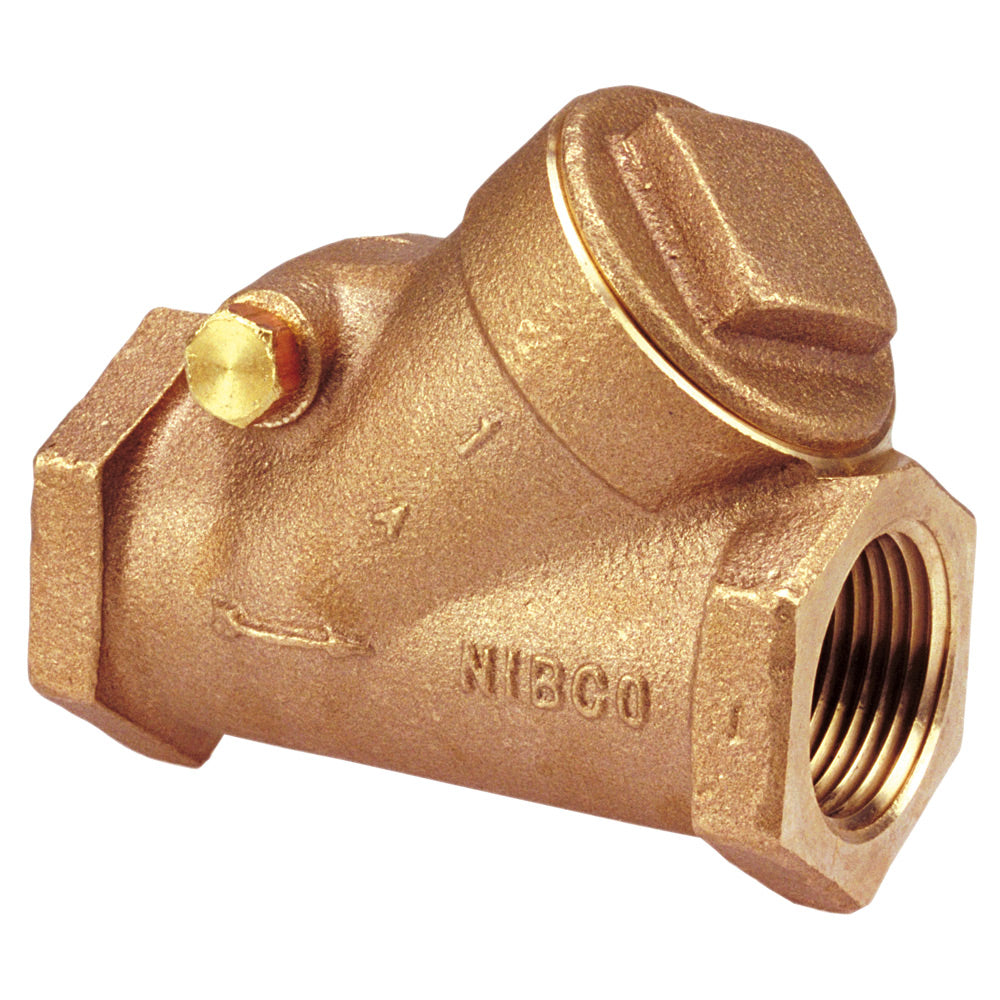 NL7K008 - T433Y 3/4" Threaded FIPT 150# Check Valve, PTFE Disc, Bronze