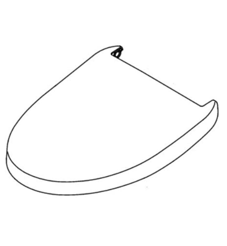 Toto THU9412#12 - Elongated S350E Washlet Lid Assembly- Sedona Beige