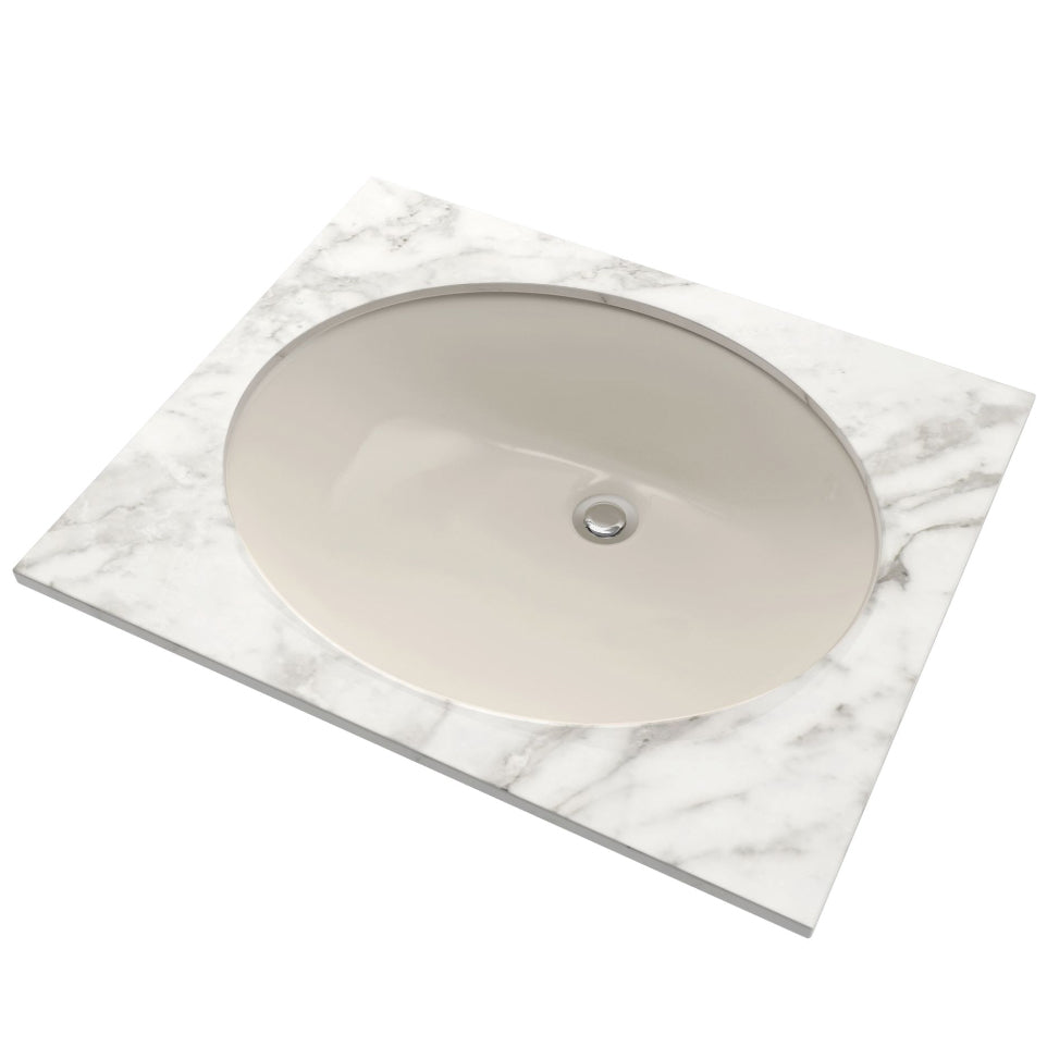 LT569#12 - 17" x 14" Undermount Bathroom Sink - Sedona Beige