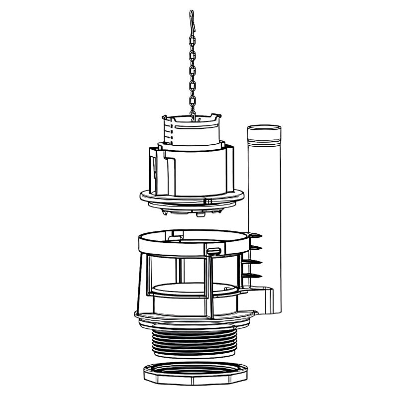 Toto THU443.10B-A - Drain Valve Assembly With Nut For 2Pc N3