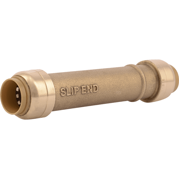 SharkBite U3008LF - 1/2" x 1/2" Lead Free PVC Slip Coupling