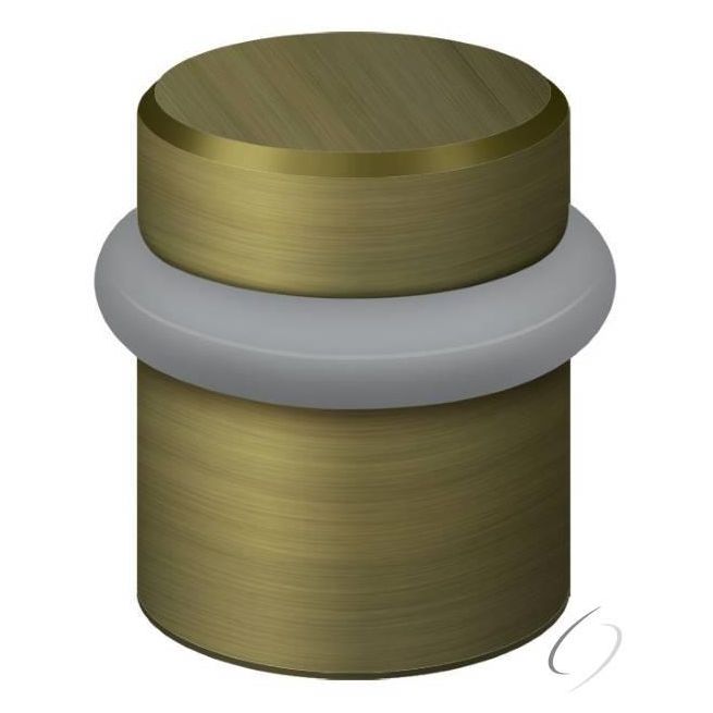 UFB4505U5 Round Universal Floor Bumper 1-1/2"; Antique Brass Finish