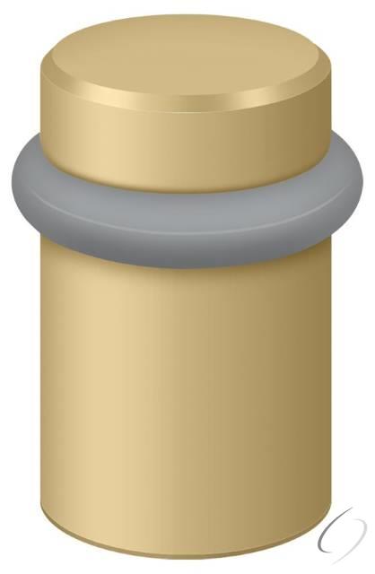 UFB5000U4 Round Universal Floor Bumper 2"; Satin Brass Finish