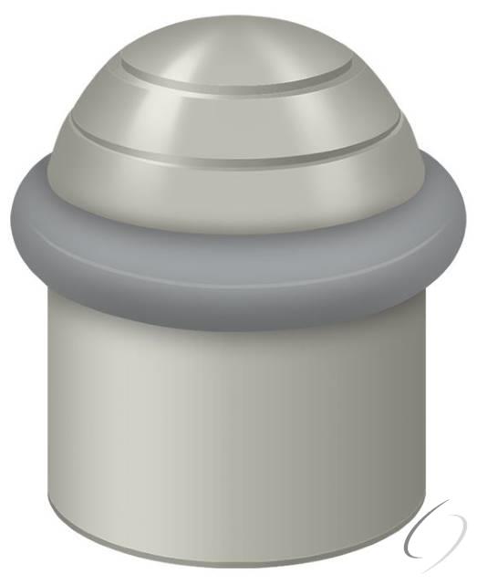UFBD4505U15 Round Universal Floor Bumper Dome Cap 1-1/2"; Satin Nickel Finish