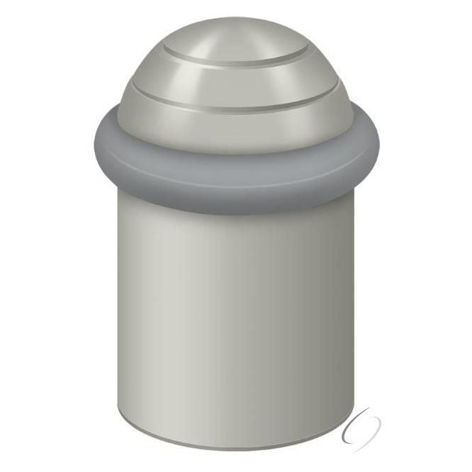 UFBD5000U15 Round universal Floor Bumper Dome Cap 2"; Satin Nickel Finish